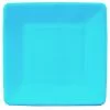 Bermuda Blue (Turquoise) Square Dessert Plates (18 Count)