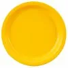 School Bus Yellow (Yellow) Dinner Plates (24 Count)