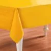 School Bus Yellow (Yellow) Plastic Tablecover