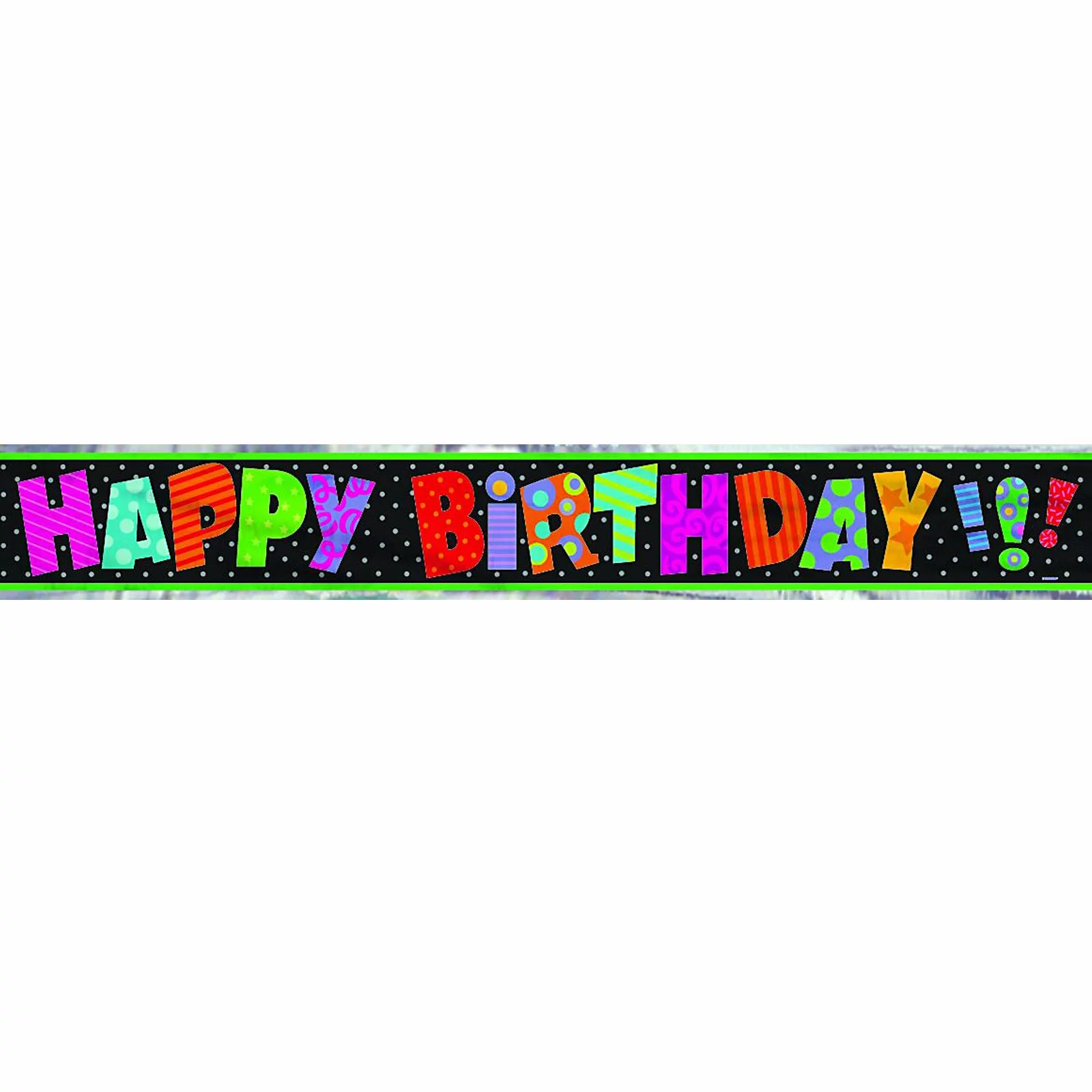12' Infinite Birthday Foil Banner 3 12' Infinite Birthday Foil Banner