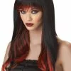 Enchanted Tresses (Black / Red) Adult Wig 1 Enchanted Tresses (Black / Red) Adult Wig -Classic Horror Sales 800203