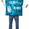 Trojan Lubricated Condom Wrapper Adult Costume 1 Trojan Lubricated Condom Wrapper Adult Costume -Classic Horror Sales 800857