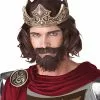 Medieval King (Brown) Adult Wig 1 Medieval King (Brown) Adult Wig -Classic Horror Sales 802120