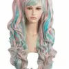 Blue And Pink Cosplay Adult Wig 1 Blue And Pink Cosplay Adult Wig -Classic Horror Sales 803157