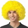 Crayola - Yellow Afro Adult Wig -Classic Horror Sales 803202