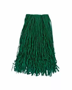 Raffia Green 22 Inch Skirt Costume For Child