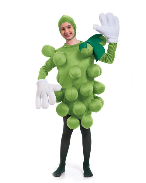 Unisex Green Grapes Childs Costume 3 Unisex Green Grapes Childs Costume