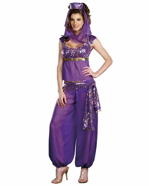 Sexy Ally Kazaam Women's Genie Costume 3 Sexy Ally Kazaam Women's Genie Costume