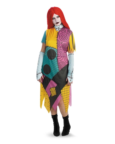Adult Nightmare Before Christmas Sally Plus Costume 3 Adult Nightmare Before Christmas Sally Plus Costume
